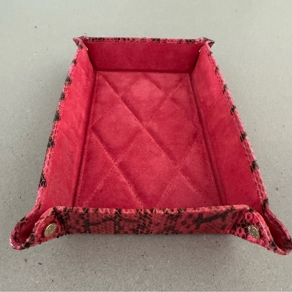 Jimmy Choo pink snakeskin catch all - RARE! - Picture 8 of 14